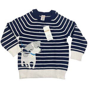 GYMBOREE GIRL DOG SWEATER PULLOVER SIZE XS 4 NEW